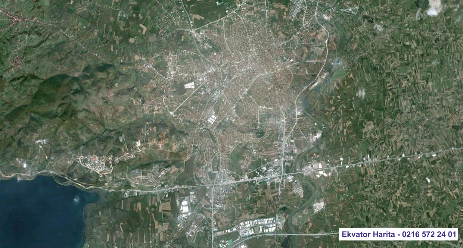 Adapazarı Uydu Haritası Örnek Fotoğrafı