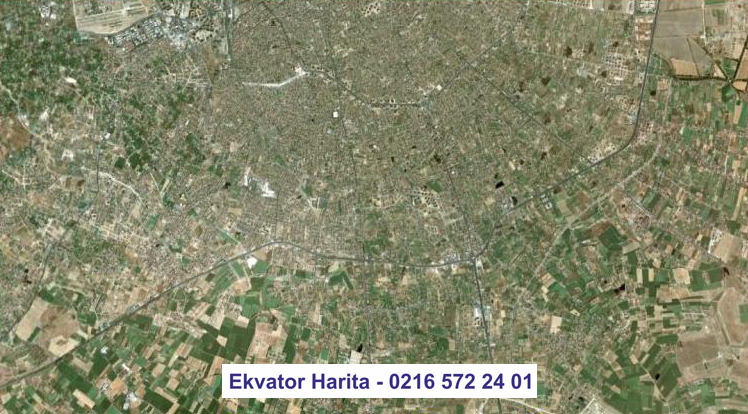 Bağdat Uydu Haritası Örnek Fotoğrafı