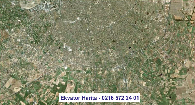 Gazze Uydu Haritası Örnek Fotoğrafı