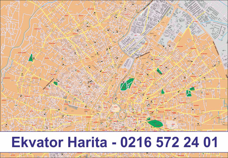 ARDAHAN ŞEHİR HARİTASI - ARDAHAN MERKEZ HARİTASI - ARDAHAN MAHALLELER HARİTASI