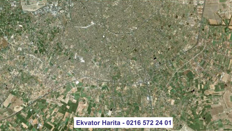 Azerbaycan Uydu Haritası Örnek Fotoğrafı