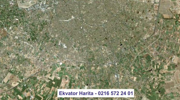 Bakü Uydu Haritası Örnek Fotoğrafı