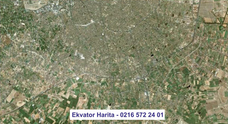 Bişkek Uydu Haritası Örnek Fotoğrafı