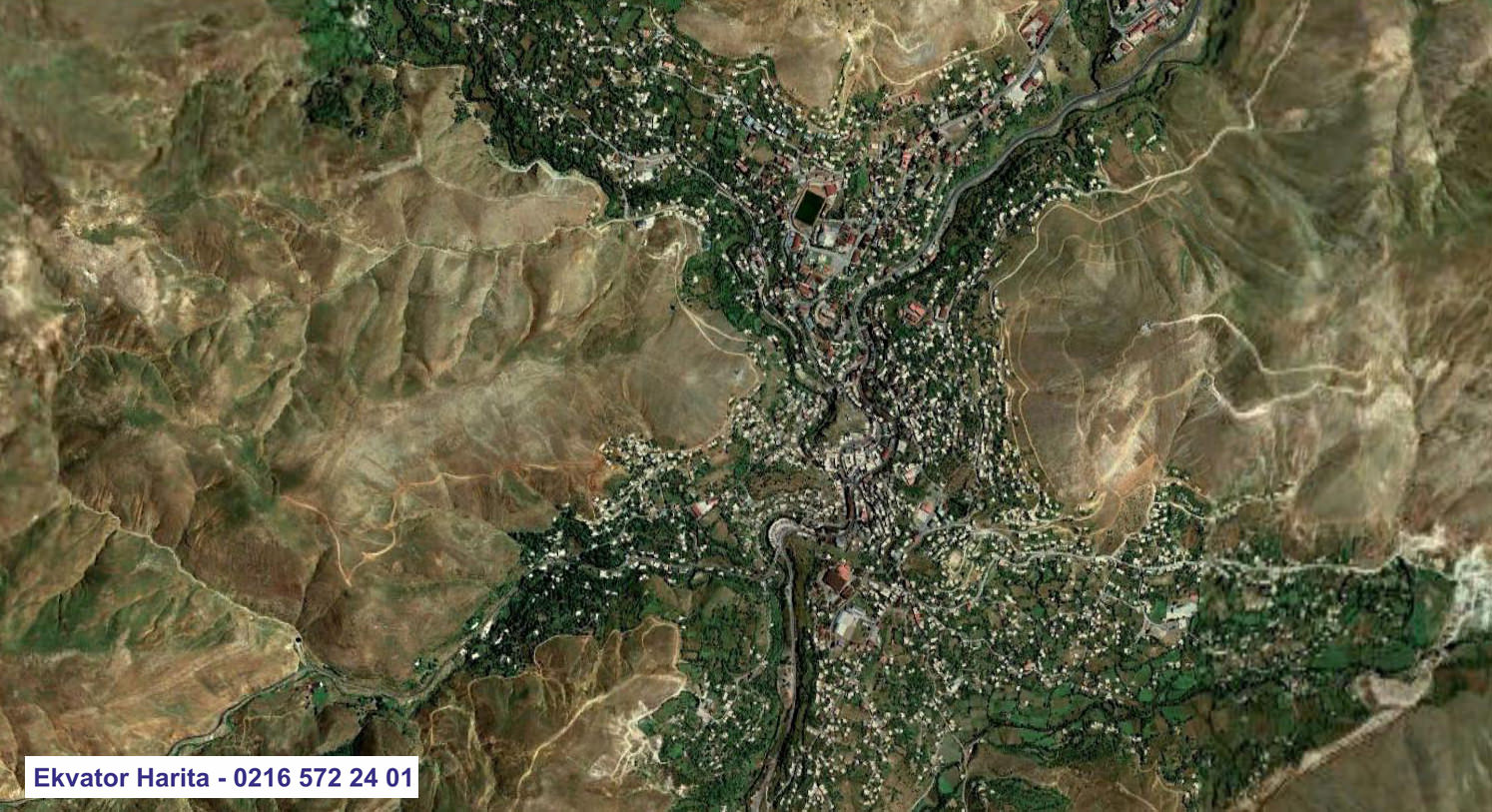 Bitlis Uydu Haritası Örnek Fotoğrafı