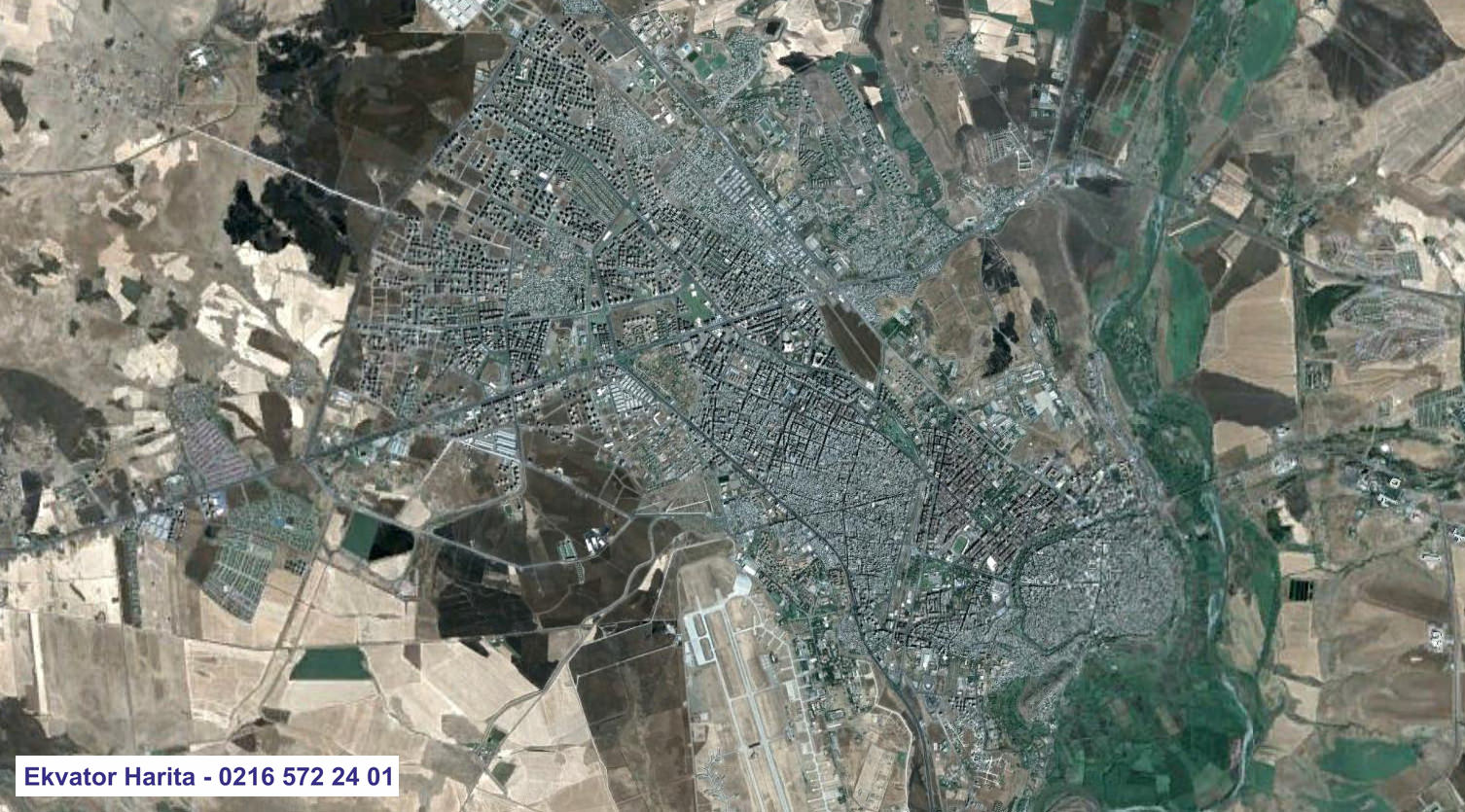 Diyarbakır Uydu Haritası Örnek Fotoğrafı