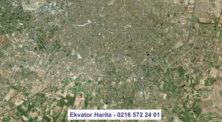Erbil Uydu Haritası Örnek Fotoğrafı