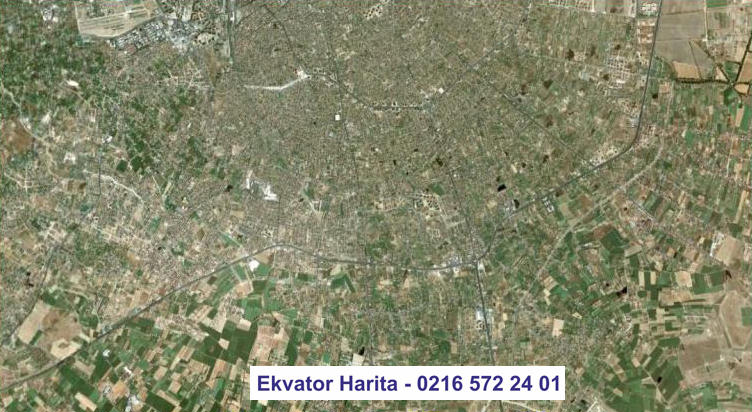 Irak Uydu Haritası Örnek Fotoğrafı