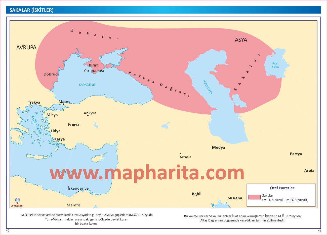 İSKİTLER HARİTASI