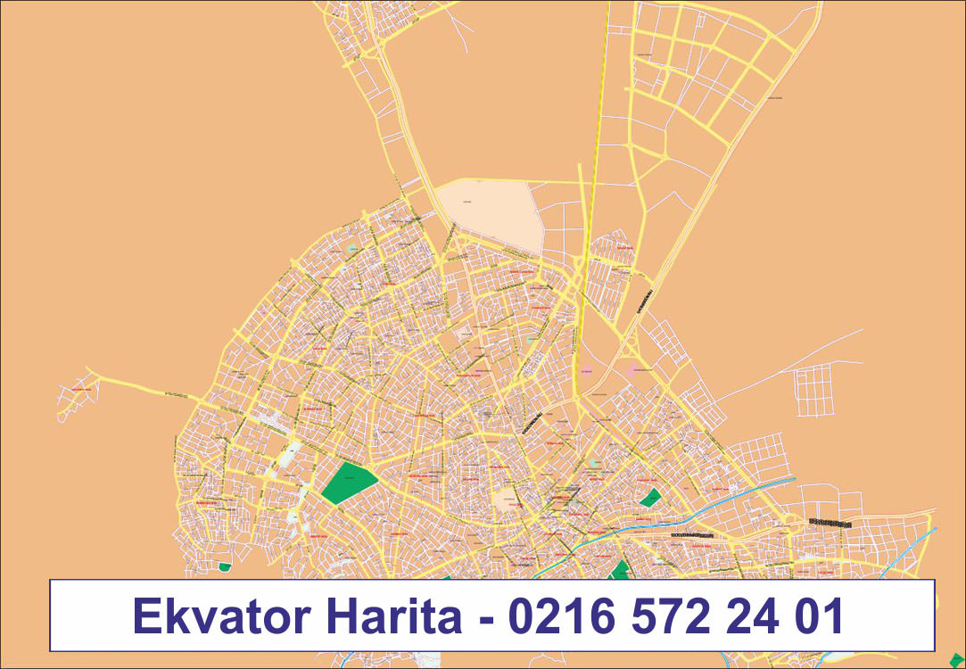 ISPARTA ŞEHİR HARİTASI - ISPARTA MERKEZ HARİTASI - ISPARTA MAHALLELER HARİTASI