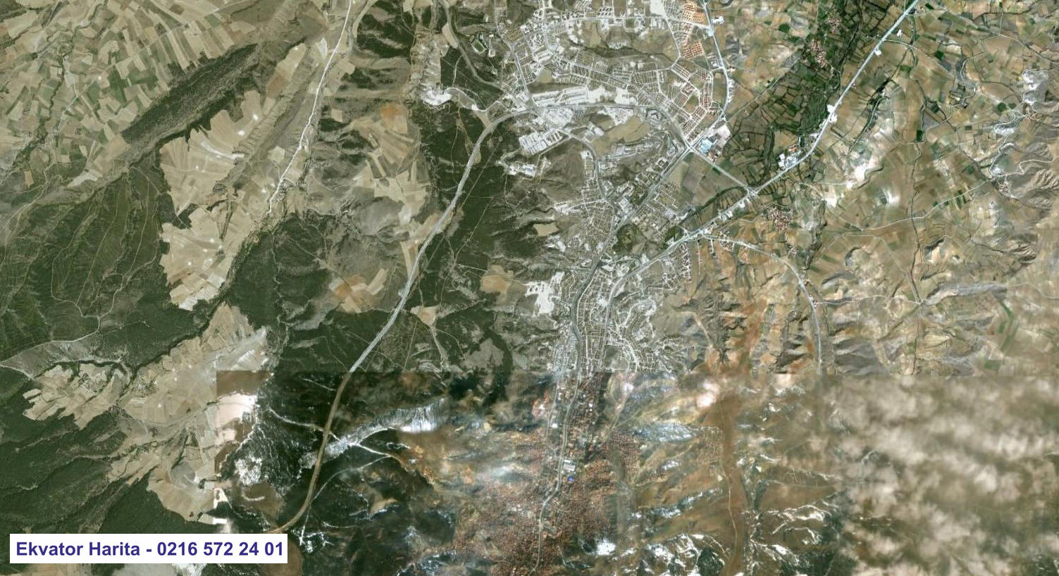Kastamonu Uydu Haritası Örnek Fotoğrafı