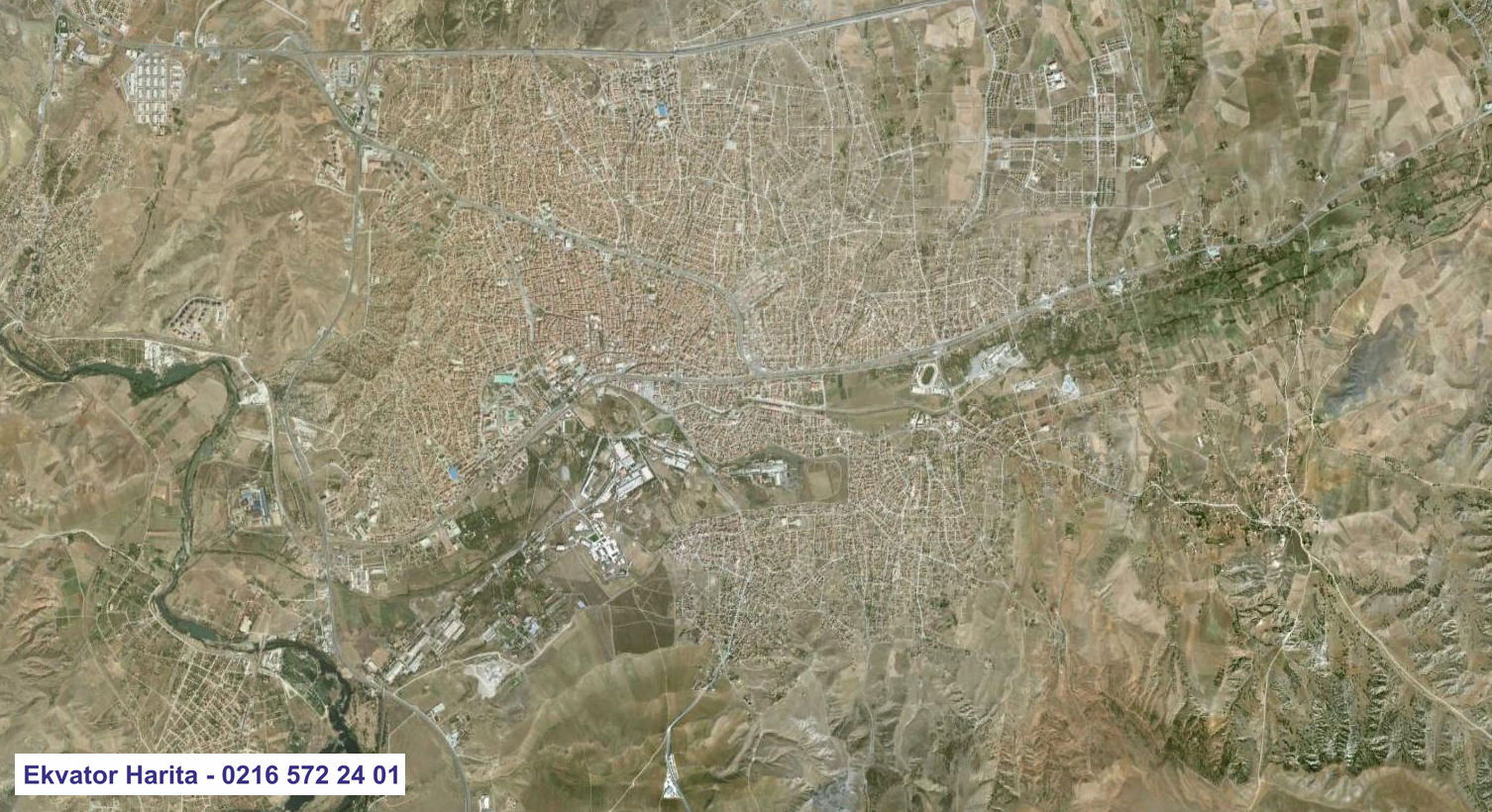 Kırıkkale Uydu Haritası Örnek Fotoğrafı