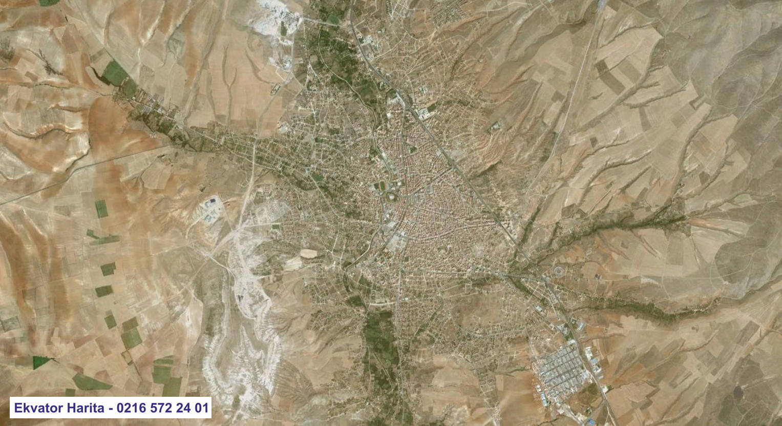 Kırşehir Uydu Haritası Örnek Fotoğrafı