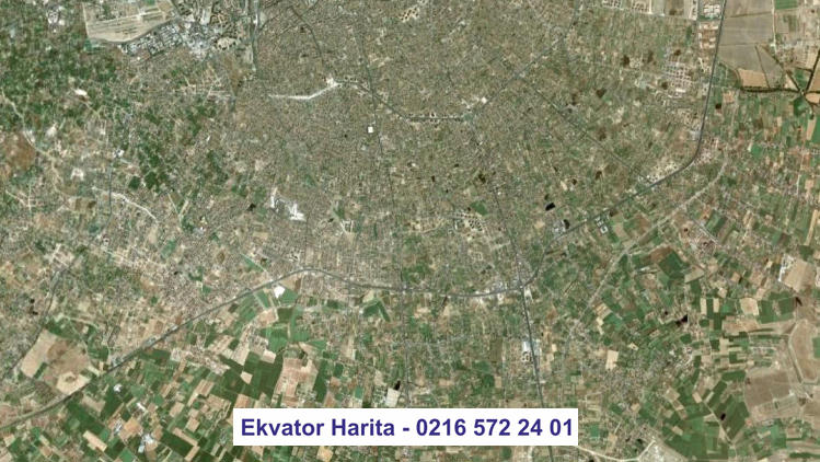 Kudüs Uydu Haritası Örnek Fotoğrafı