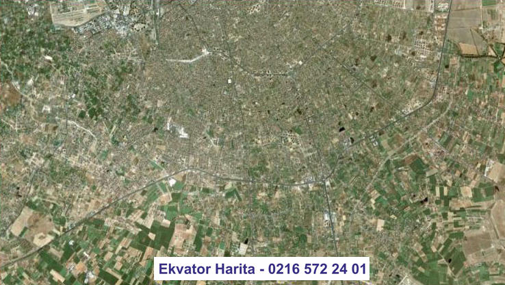 Kuzey Irak Uydu Haritası Örnek Fotoğrafı