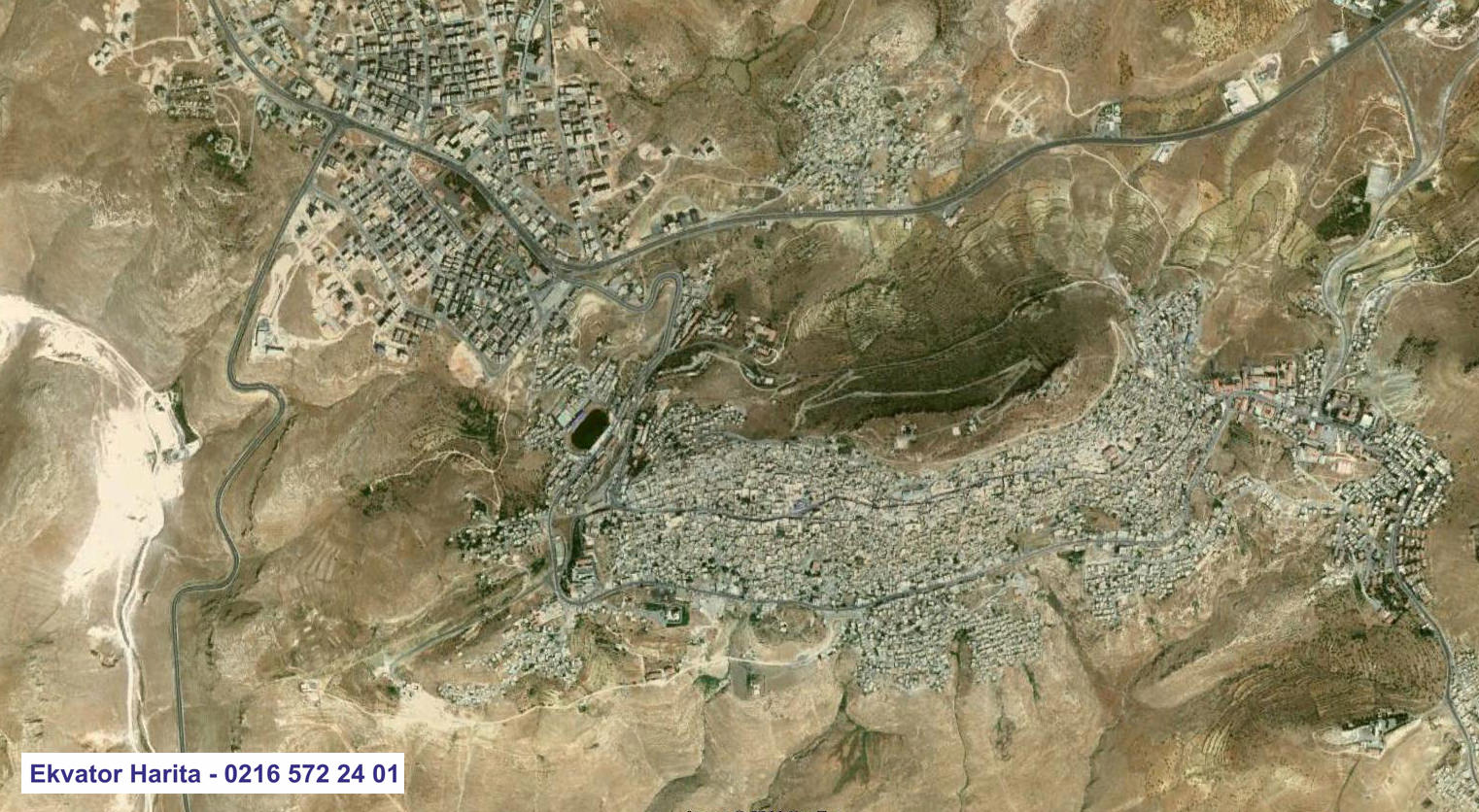 Mardin Uydu Haritası Örnek Fotoğrafı