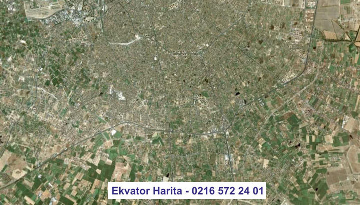 Mekke Uydu Haritası Örnek Fotoğrafı