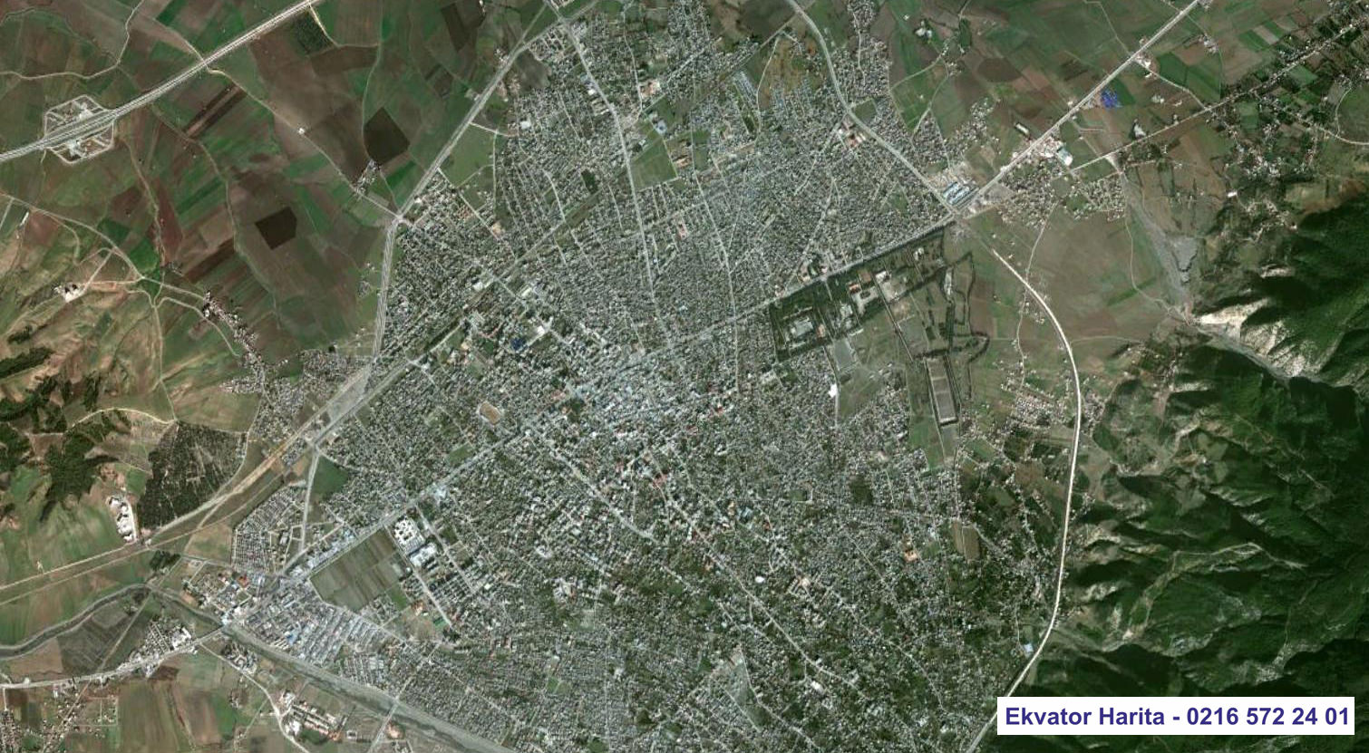 Osmaniye Uydu Haritası Örnek Fotoğrafı