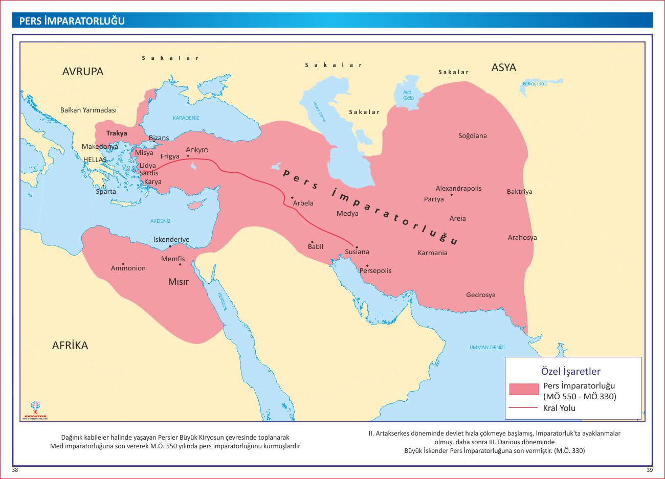 PERS İMPARATORLUĞU HARİTASI