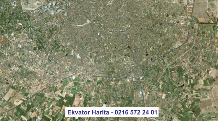 Tahran Uydu Haritası Örnek Fotoğrafı