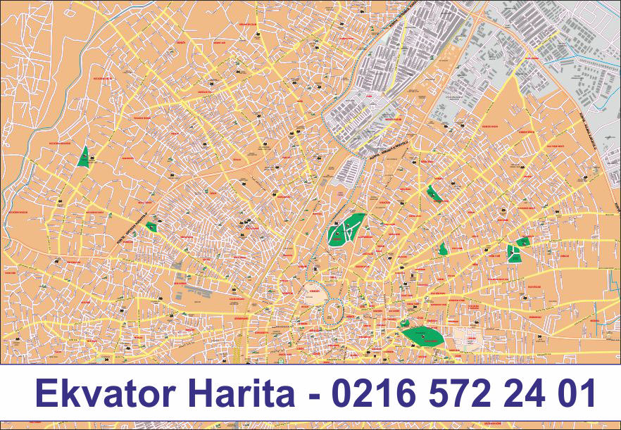 TOKAT ŞEHİR HARİTASI - TOKAT MERKEZ HARİTASI - TOKAT MAHALLELER HARİTASI