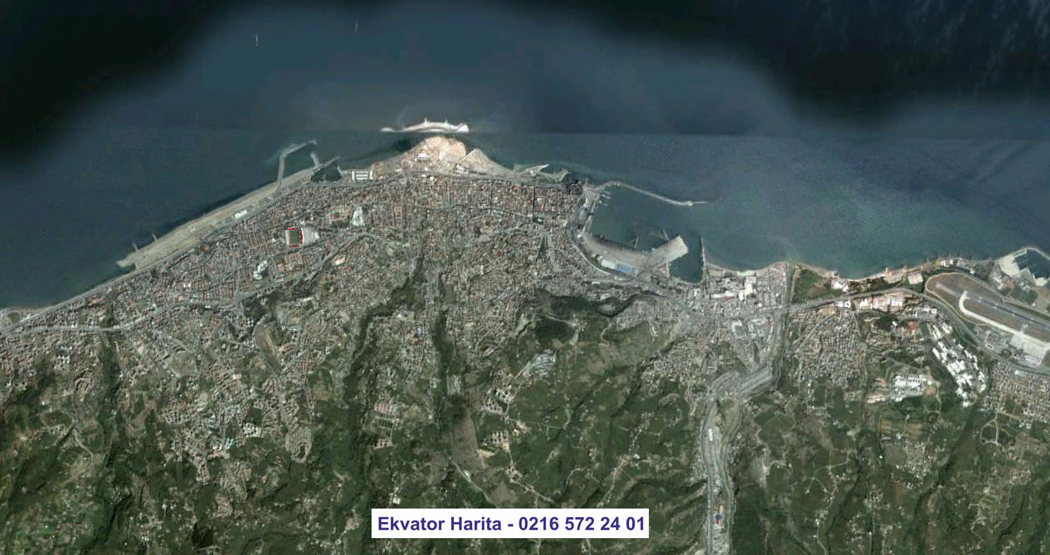 Trabzon Uydu Haritası Örnek Fotoğrafı