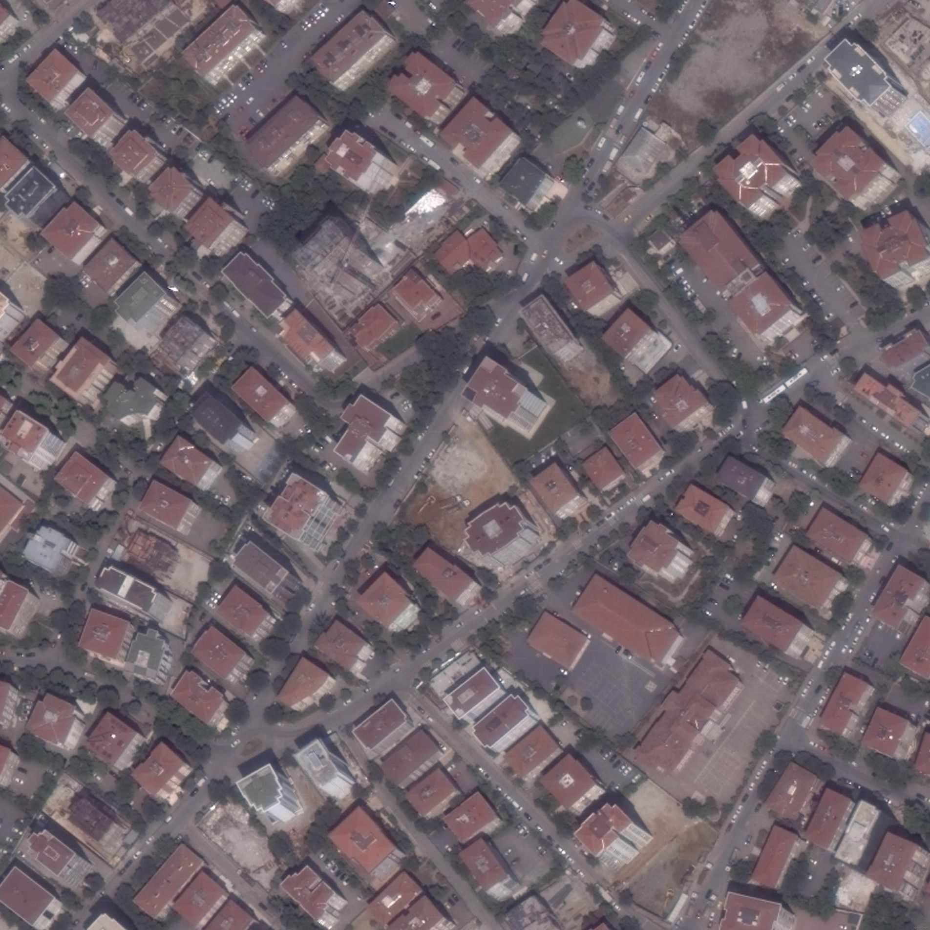 Uydu Görüntüsü Örnek Fotoğrafı