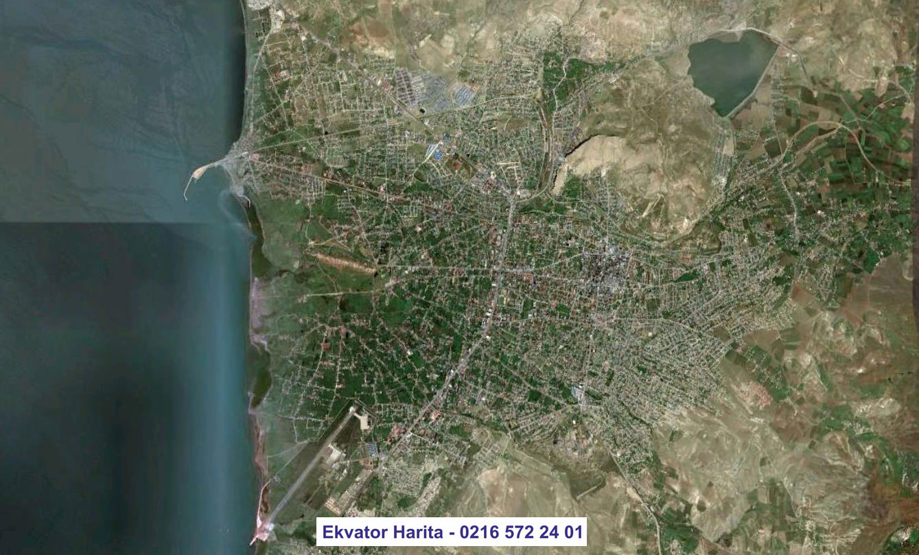 Van Uydu Haritası Örnek Fotoğrafı